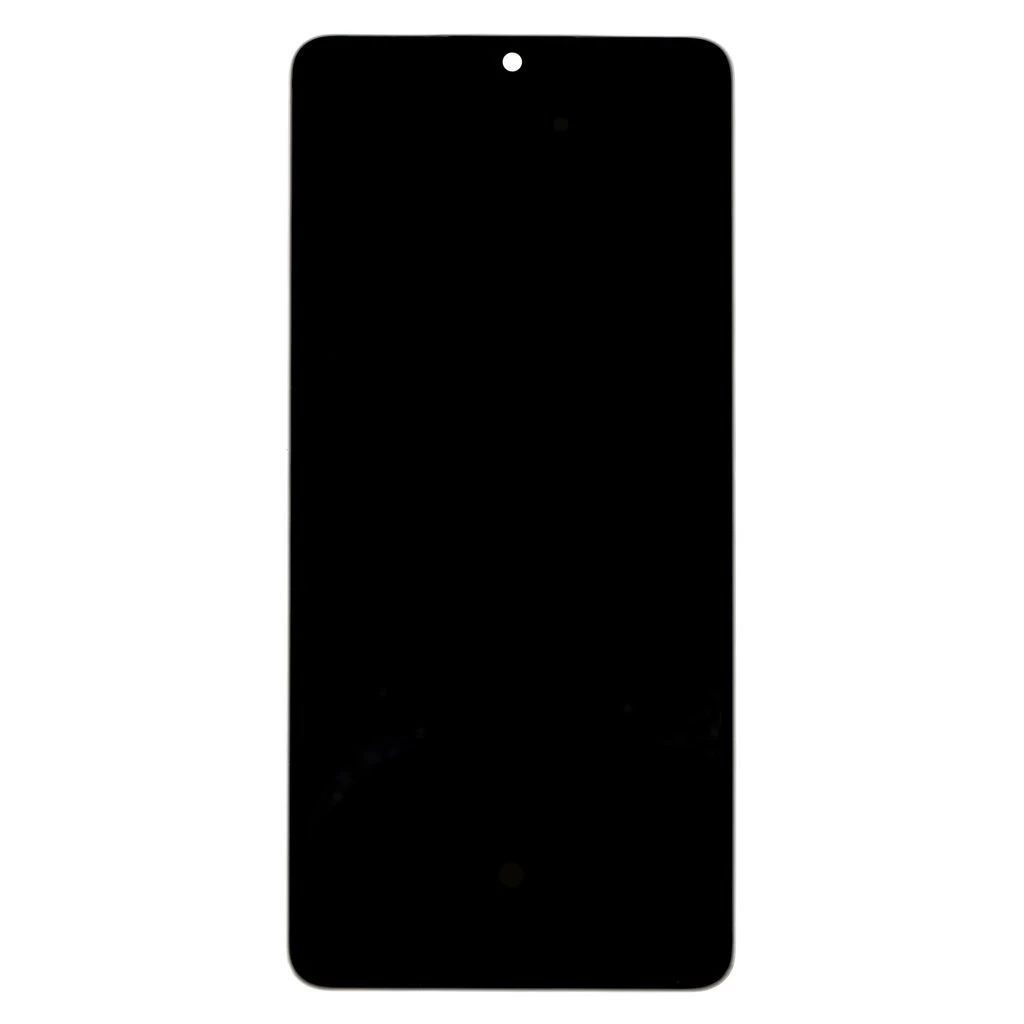 LCD kijelző + érintőpanel + elülső tok Samsung A426 Galaxy A42 5G készülékhez