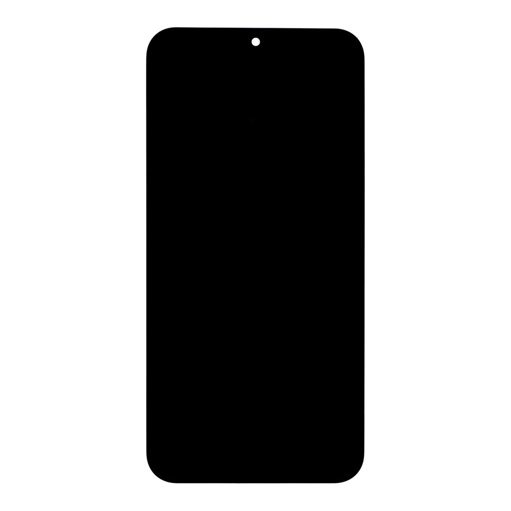 LCD kijelző + érintő egység + elülső tok Samsung A155/A156 Galaxy A15 4G/5G készülékhez (TFT) fekete