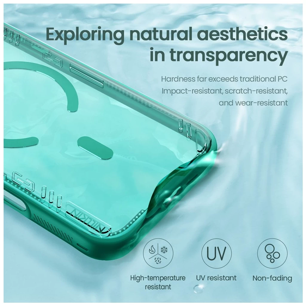 Nillkin Iceblade Prop Mágneses tok Apple iPhone 17 Pro Max készülékhez sötét éjszakai fekete