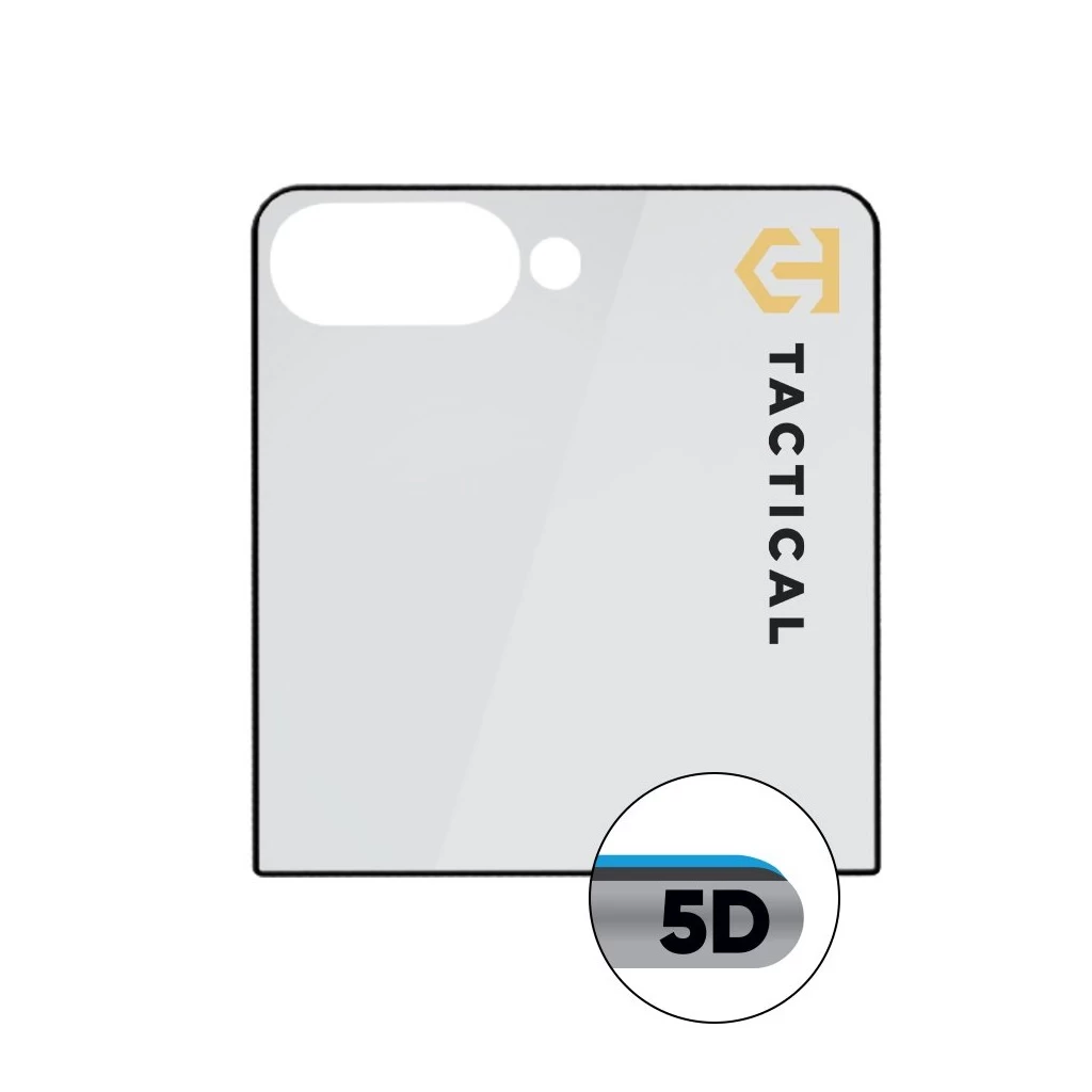 Tactical Glass Shield 5D (Outer) Samsung Galaxy Z Flip 7 készülékhez fekete