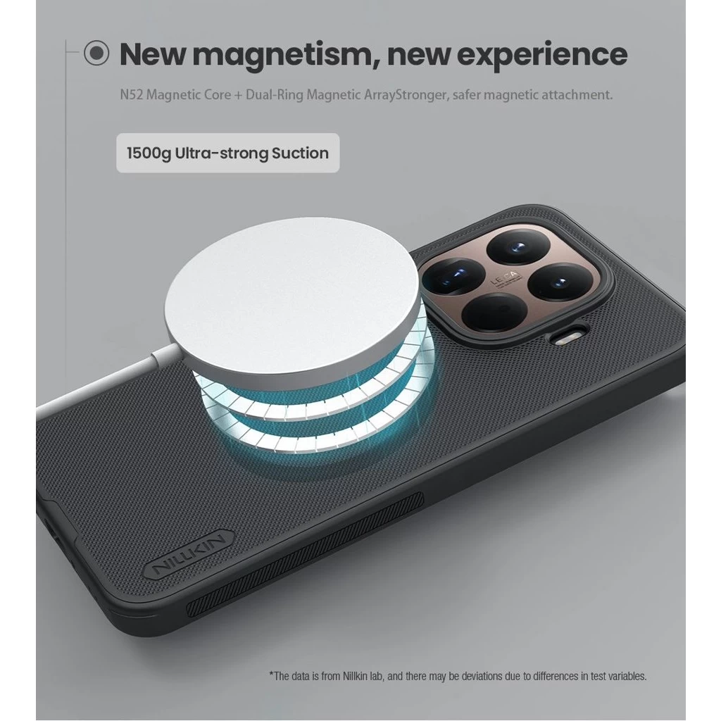 Nillkin Super Frosted PRO mágneses hát tok a Xiaomi 15T Pro készülékhez fekete