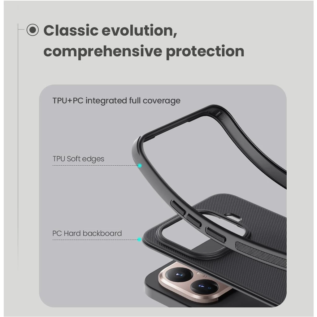 Nillkin Super Frosted PRO mágneses hát tok a Xiaomi 15T Pro készülékhez fekete