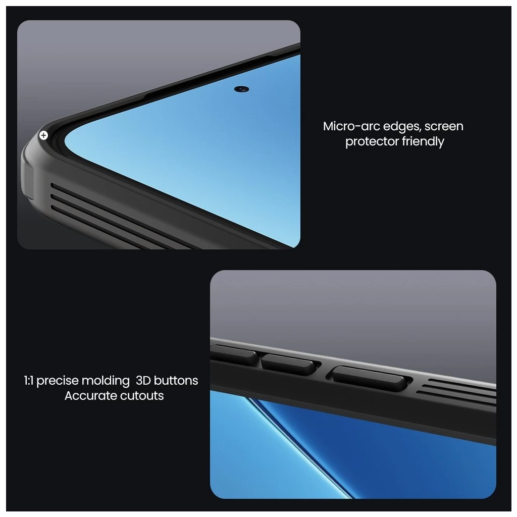 Nillkin CamShield PRO kemény tok a Xiaomi 15T készülékhez fekete