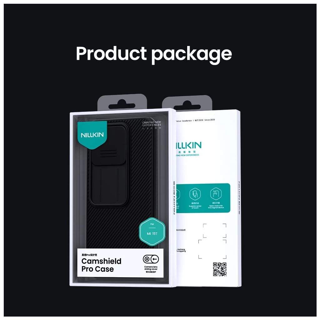 Nillkin CamShield PRO kemény tok a Xiaomi 15T készülékhez fekete