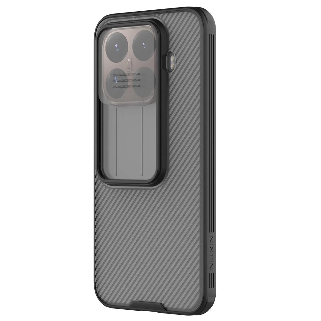 Nillkin CamShield PRO merev tok Xiaomi 15T Pro készülékhez, átlátszó fekete