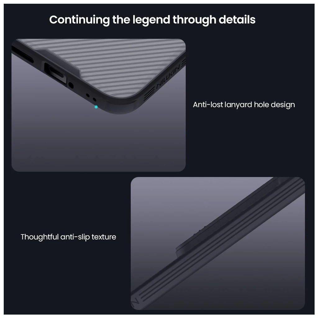 Nillkin CamShield PRO merev tok Xiaomi 15T Pro készülékhez, átlátszó fekete