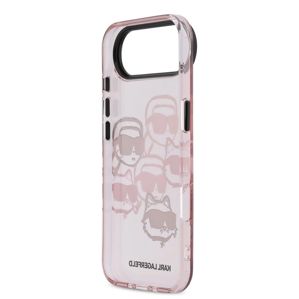 Karl Lagerfeld IML Multi K&CH Heads tok iPhone Air készülékhez rózsaszín