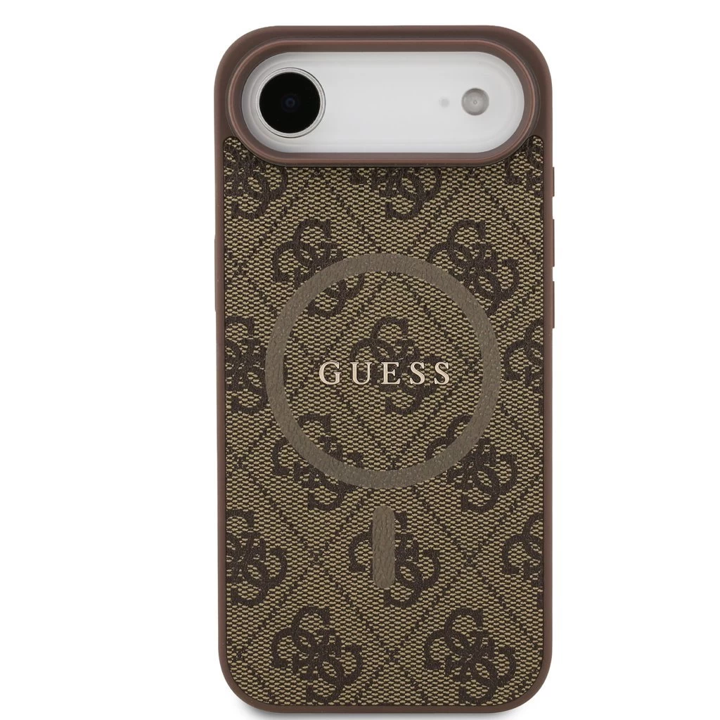 Guess PU Leather 4G Colored Ring MagSafe tok iPhone Air készülékhez barna