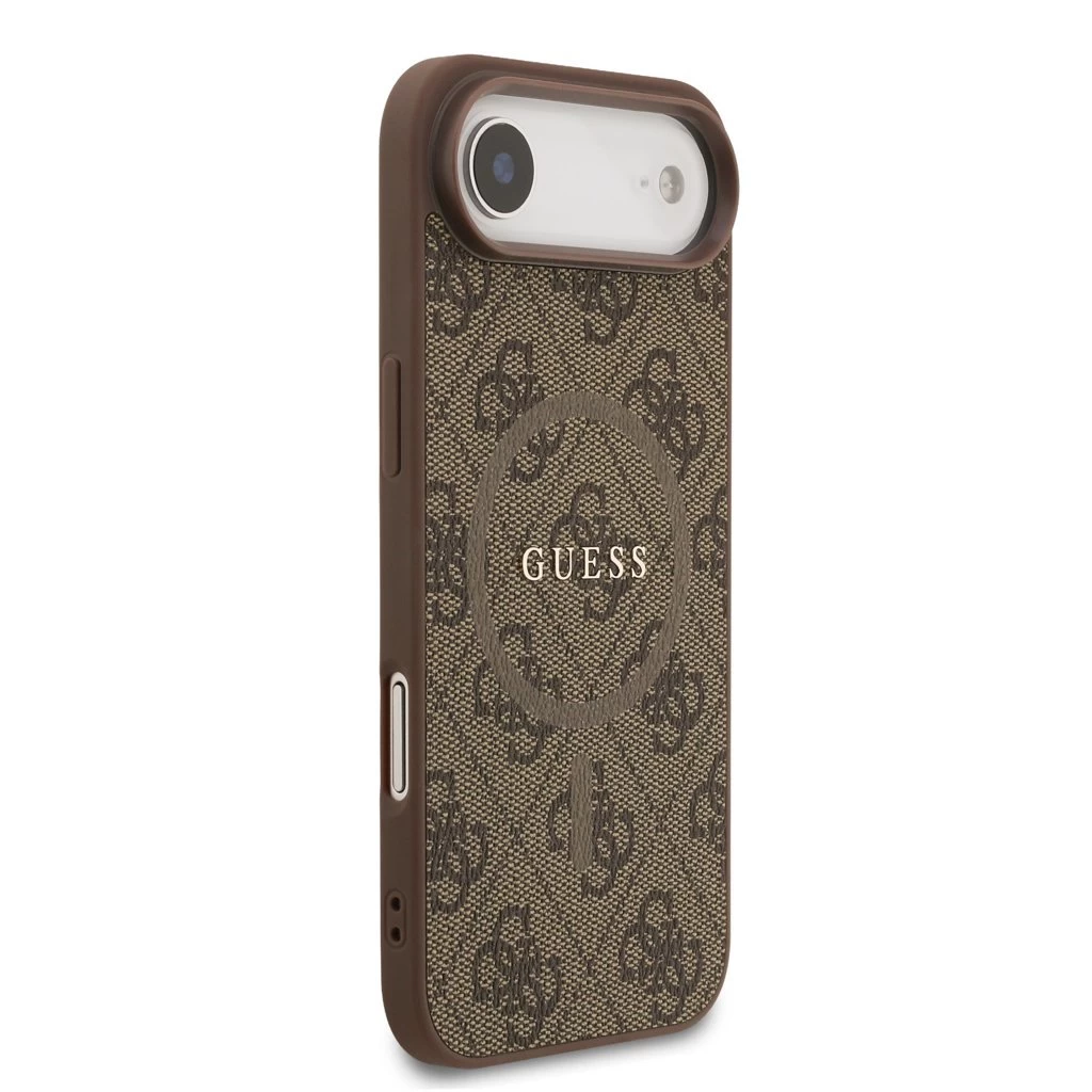 Guess PU Leather 4G Colored Ring MagSafe tok iPhone Air készülékhez barna