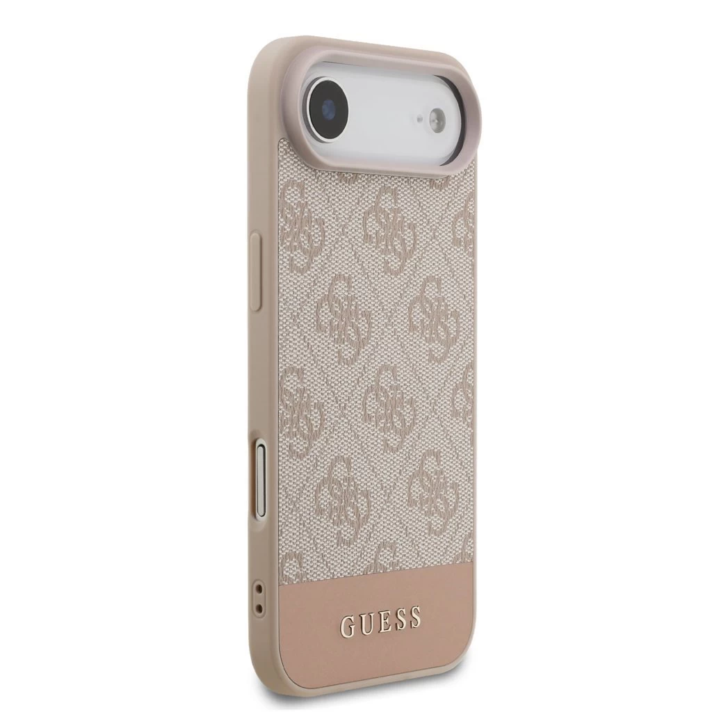 Guess PU 4G Stripe tok iPhone Air készülékhez rózsaszín
