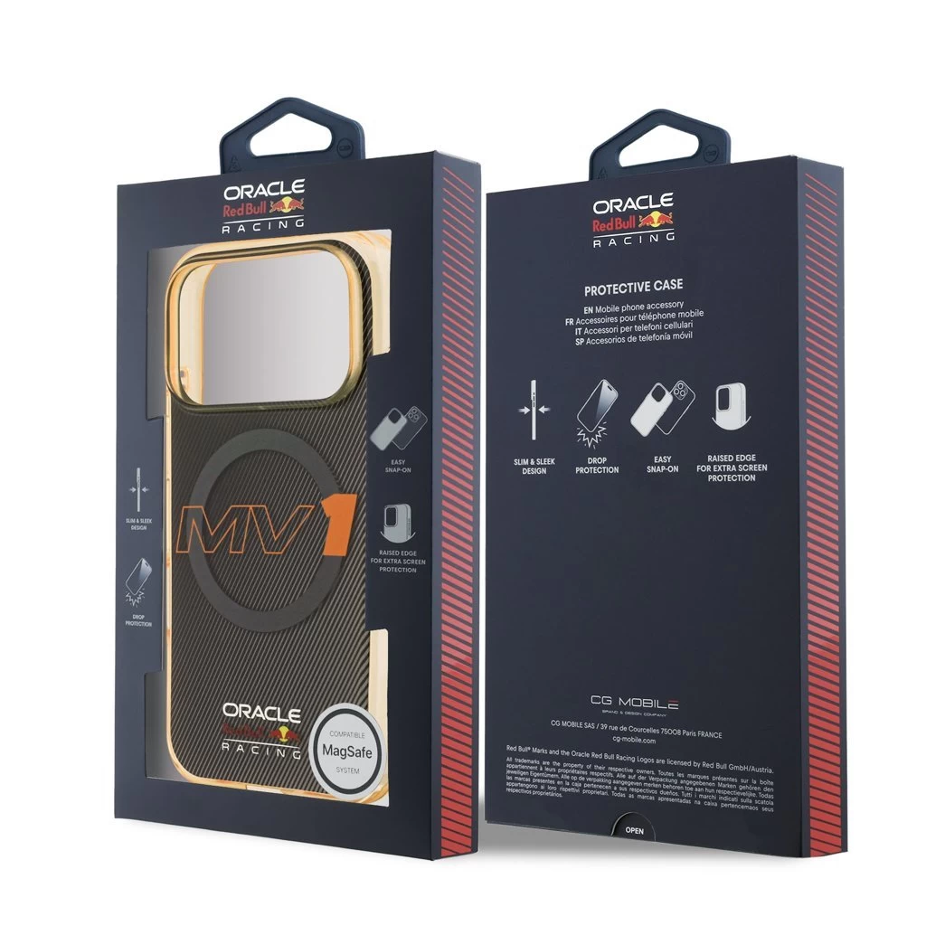 Red Bull PC Double Layer MV1 MagSafe tok iPhone 17 Pro készülékhez szürke