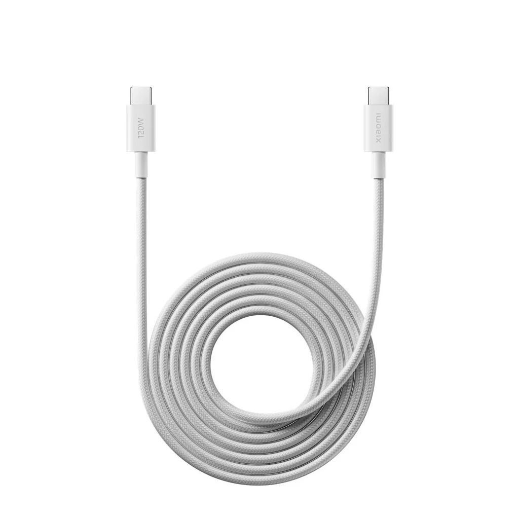 Xiaomi Original USB-C/USB/C adatkábel 6A 2m fehér