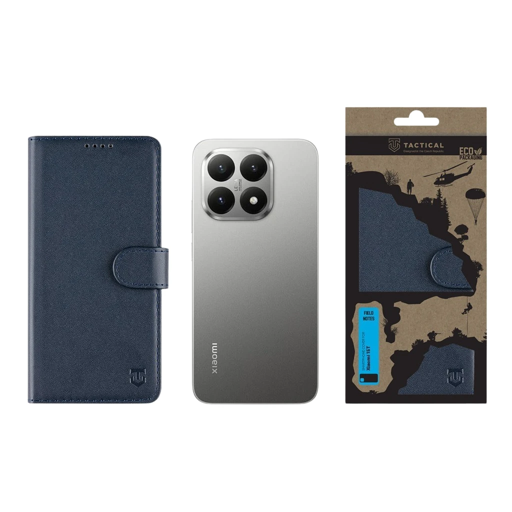 Tactical Field Notes tok a Xiaomi 15T Blue készülékhez kék