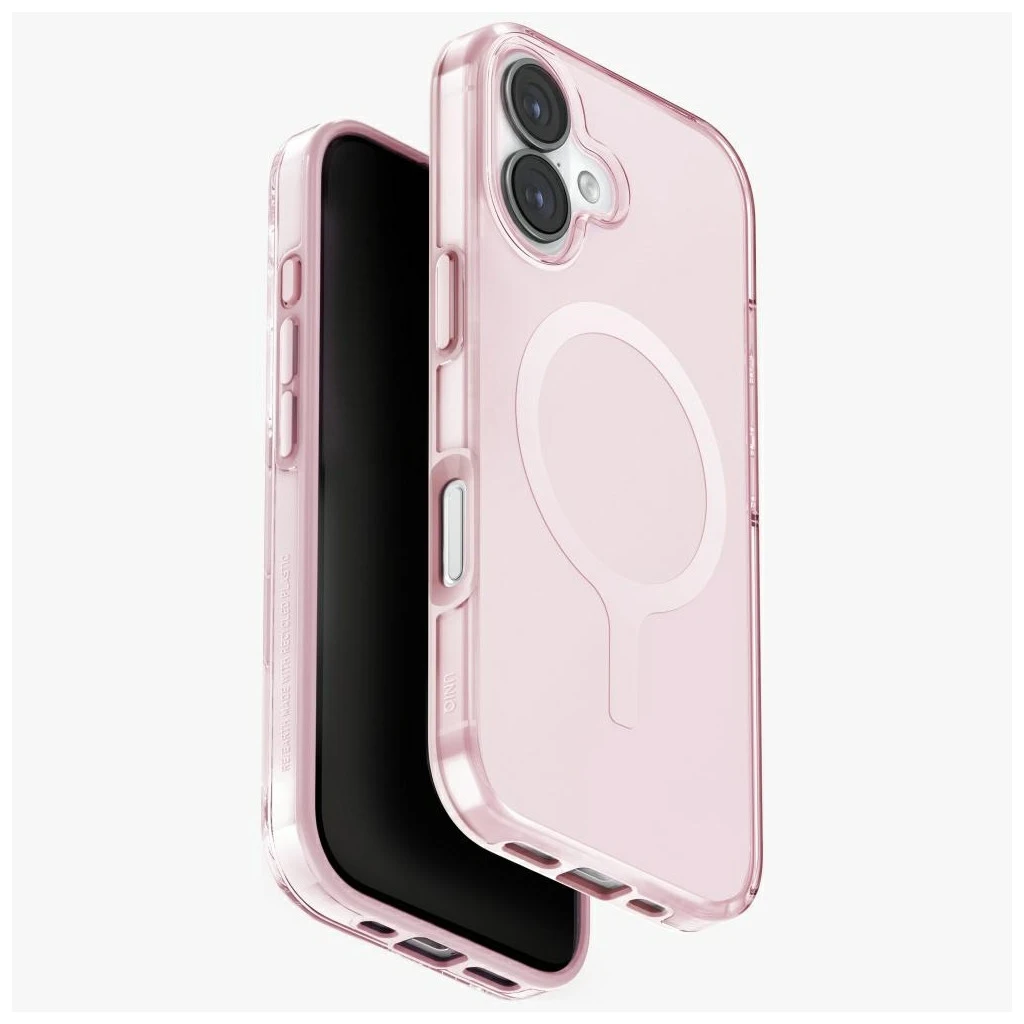 UNIQ Clario MagClick Charging tok Apple Iphone 17 készülékhez – pink