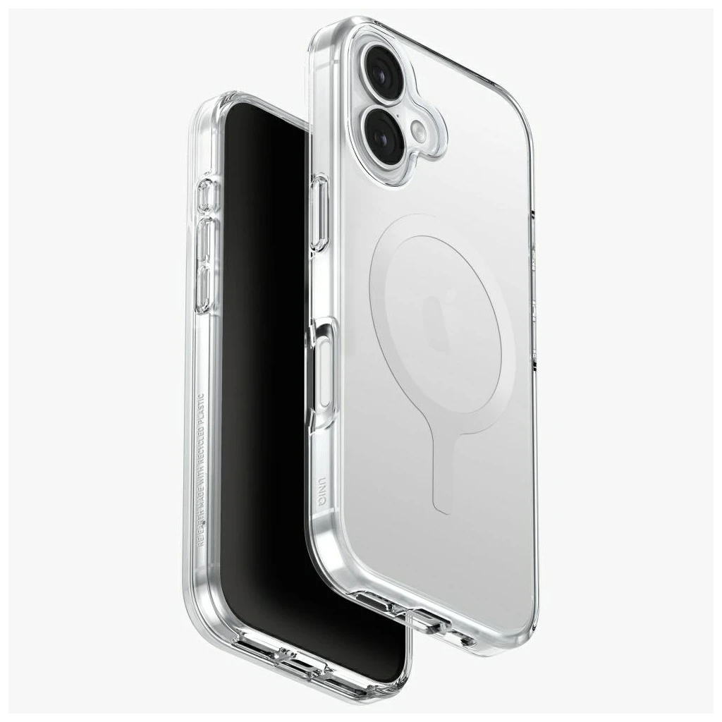 UNIQ Clario MagClick Charging tok Apple Iphone 17 készülékhez – transparent