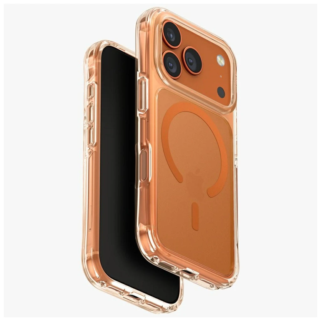 UNIQ Hybrid MagClick Charging Lifepro Xtreme tok Apple Iphone 17 Pro készülékhez – orange