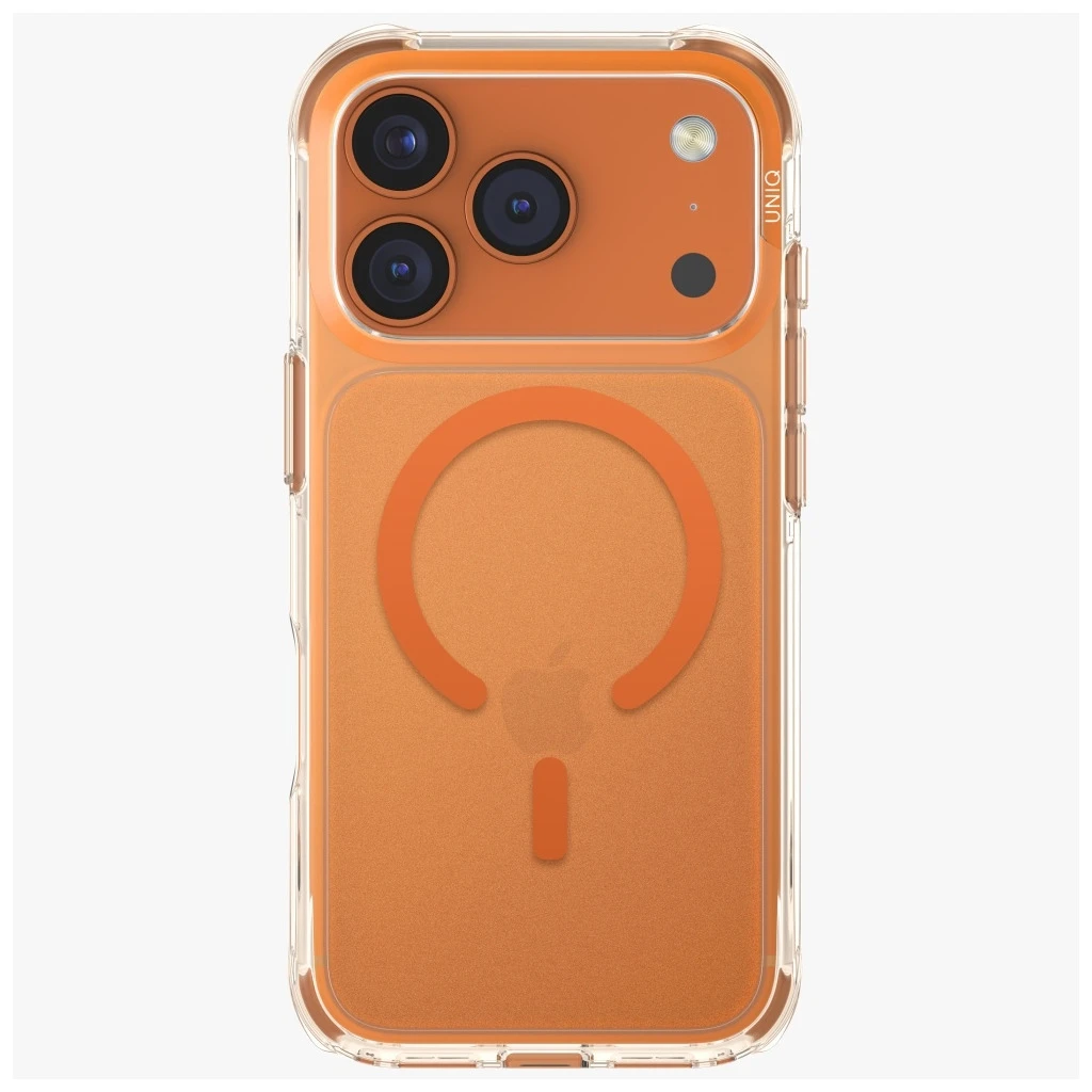 UNIQ Hybrid MagClick Charging Lifepro Xtreme tok Apple Iphone 17 Pro készülékhez – orange