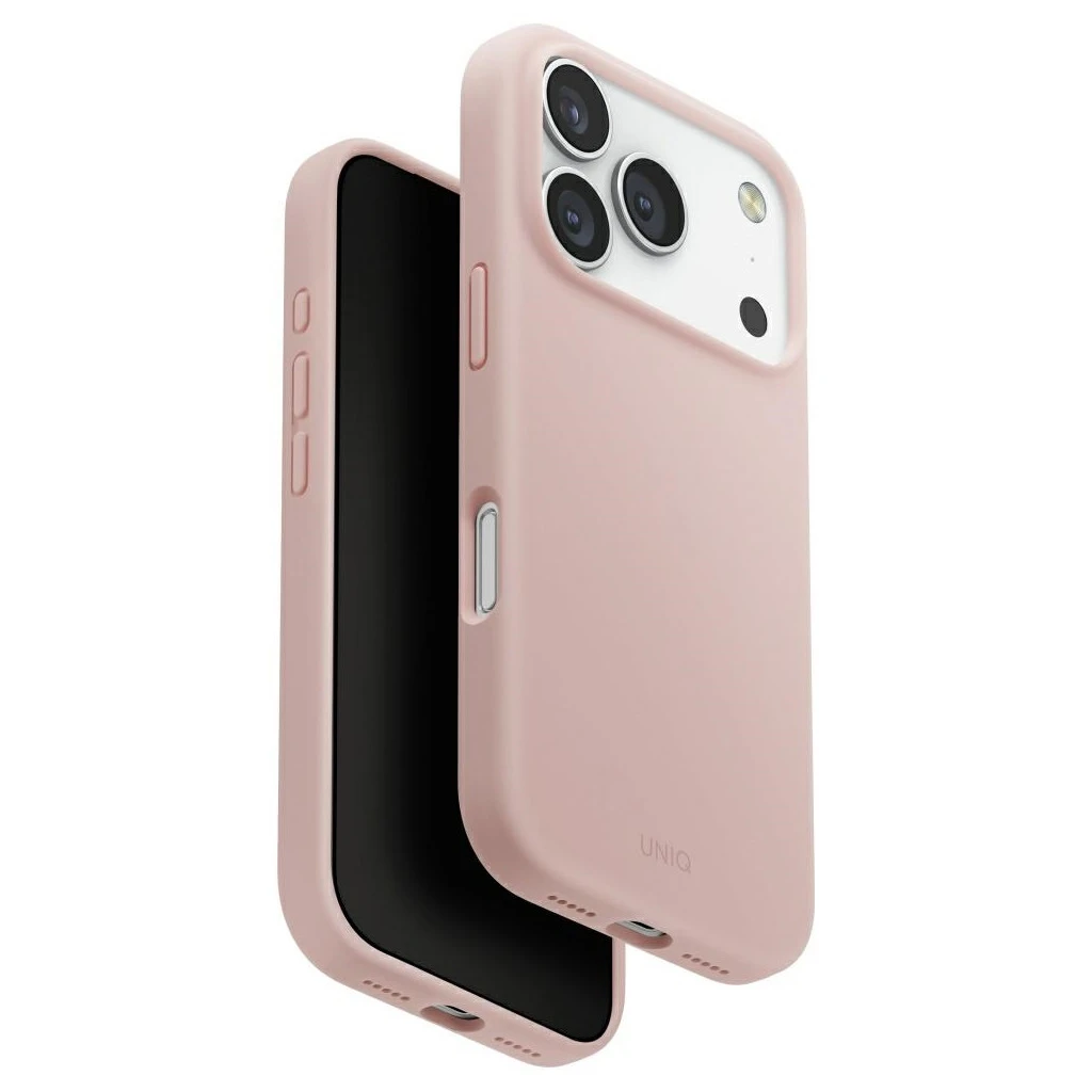 UNIQ Lino MagClick Charging tok Apple Iphone 17 Pro készülékhez – pink