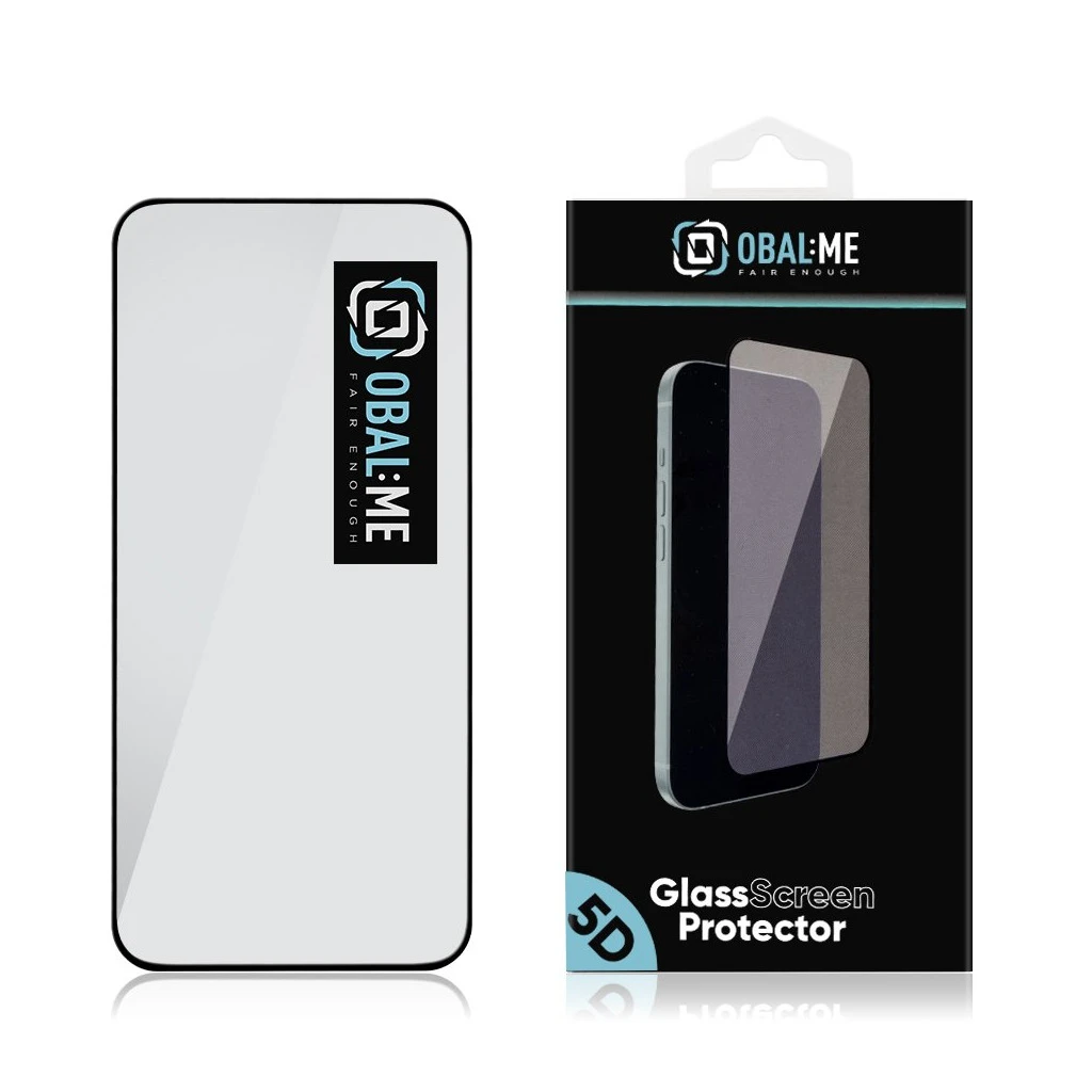 OBAL:ME 5D üveg kijelzővédő Xiaomi 15T/15T Pro készülékhez fekete