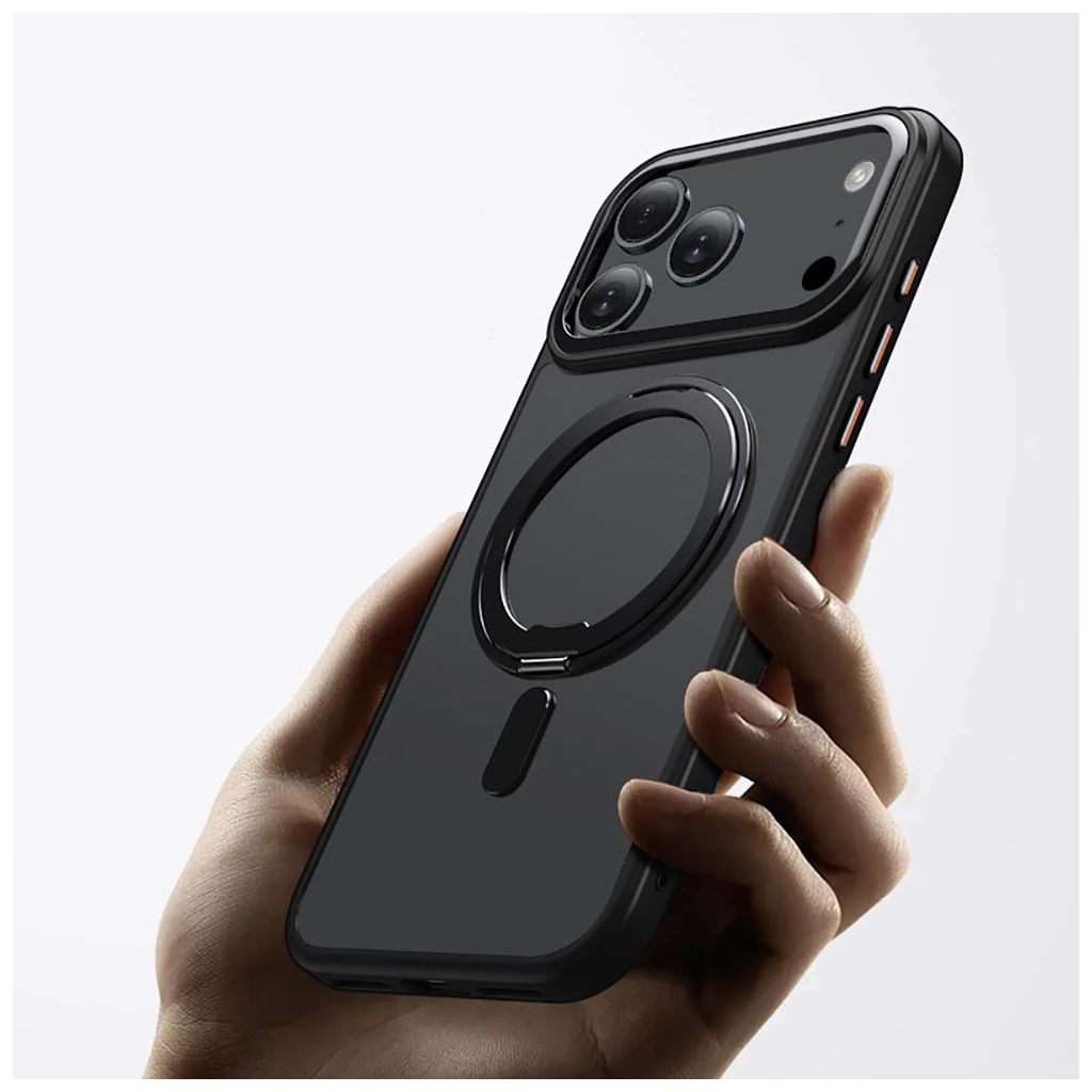 TECH-PROTECT MAGRING MAGSAFE iPhone 17 Pro Max készülékhez tok fekete