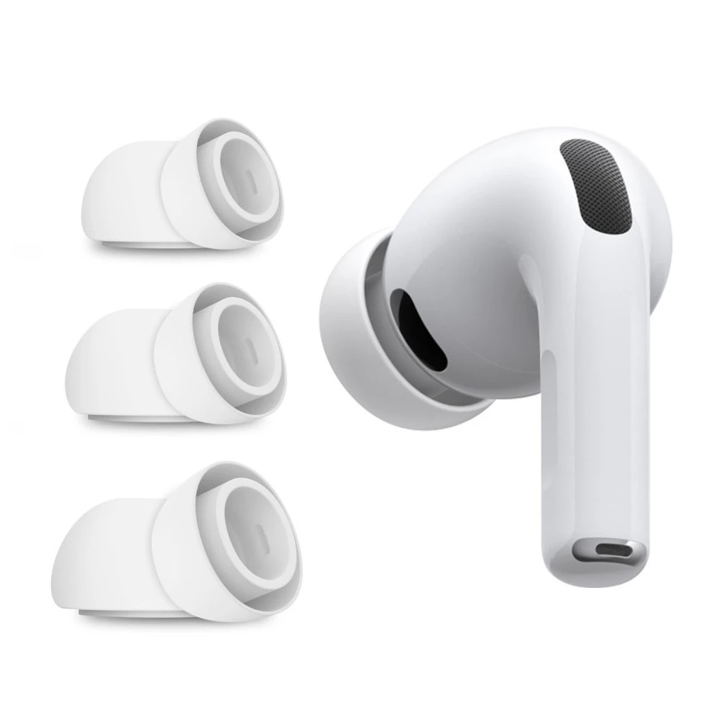TECH-PROTECT fülbetét 3-darab Apple AirPods Pro 3 készülékhez fehér