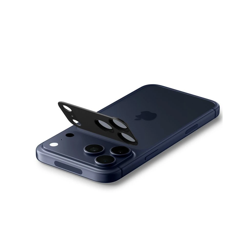 SPIGEN OPTIK PRO XL GLAS.TR „EZ FIT” kameravédő iPhone 17 Pro Max készülékhez fekete