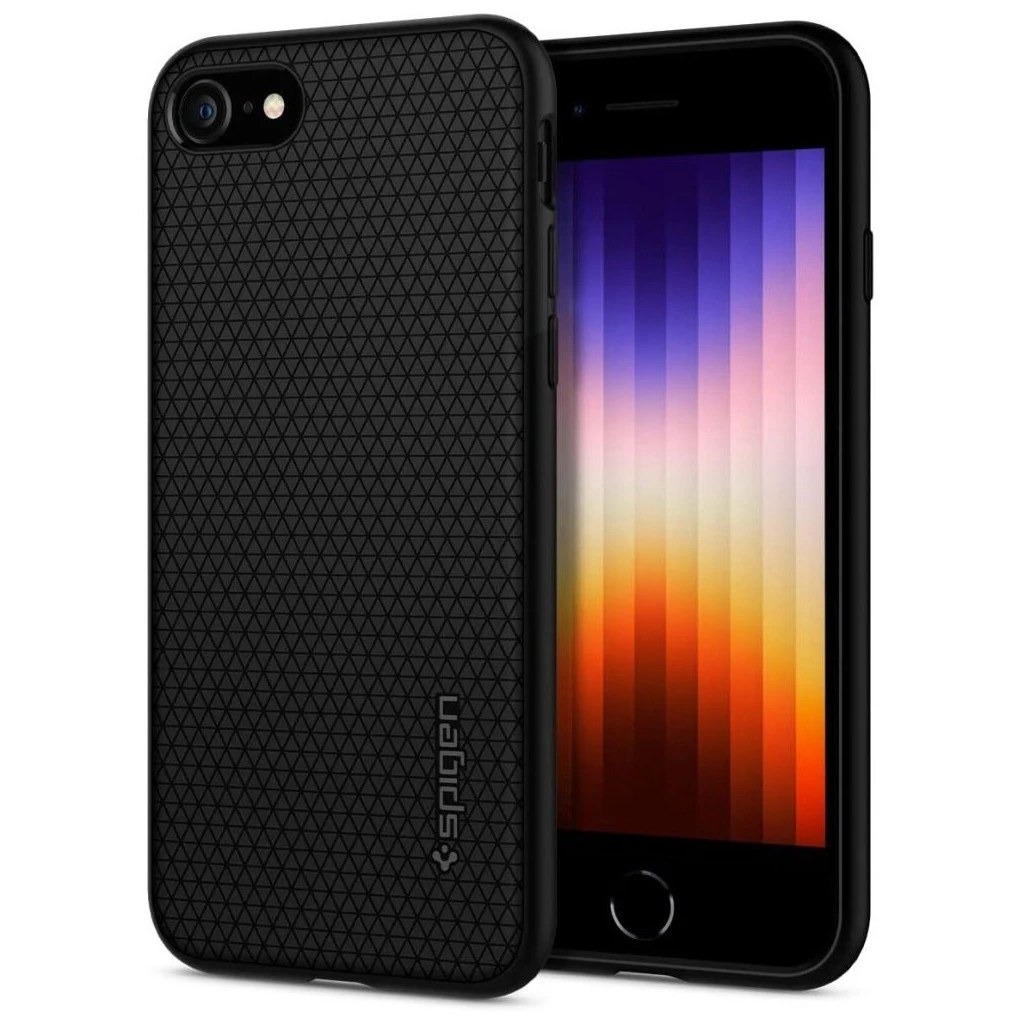 SPIGEN LIQUID AIR iPhone 7 / 8 / SE 2020 / 2022 készülékhez tok fekete