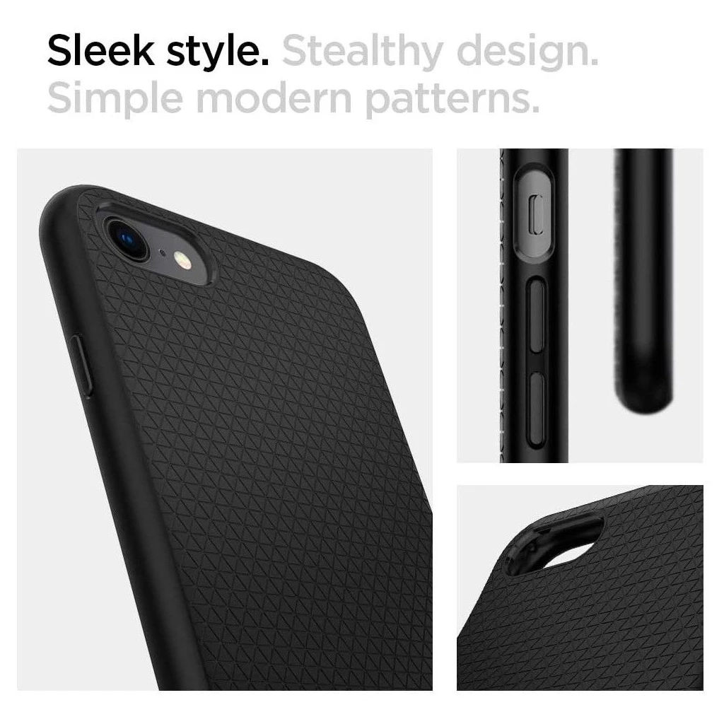 SPIGEN LIQUID AIR iPhone 7 / 8 / SE 2020 / 2022 készülékhez tok fekete