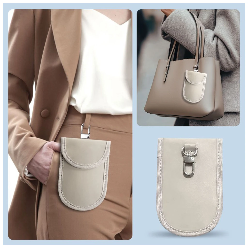 KLATKA FARADAYA TECH-PROTECT KLR100 kulcsmentes RFID jelzavaró tok, kávébarna