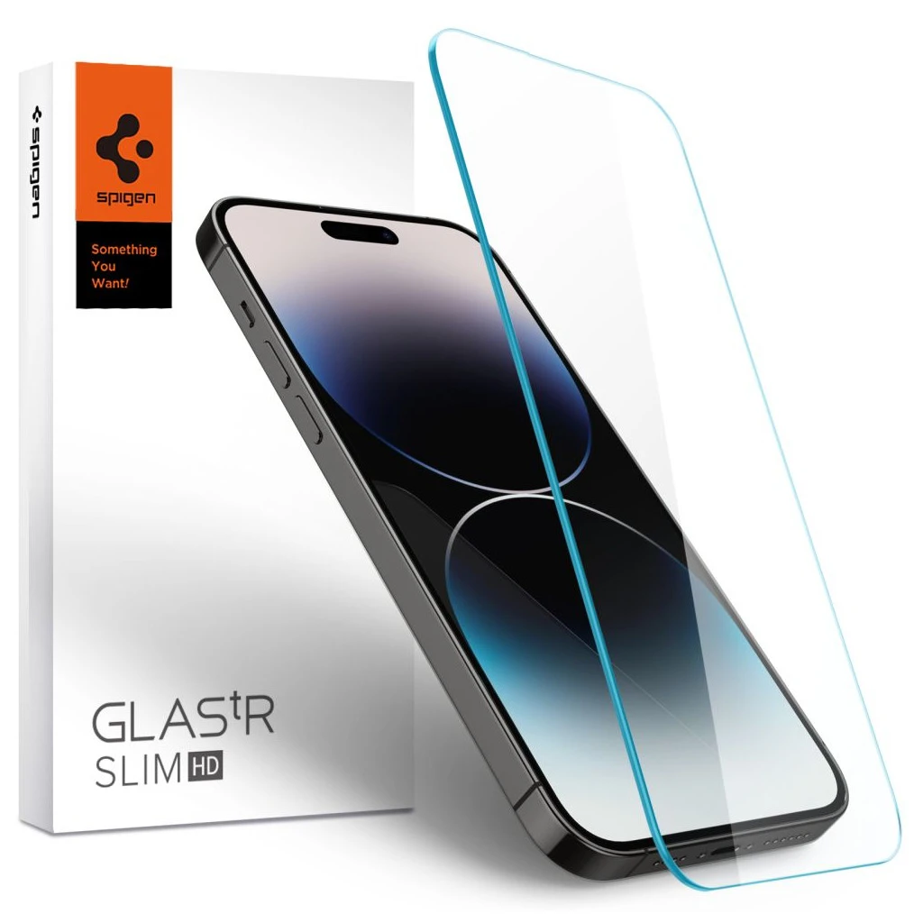 SPIGEN edzett üveg GLAS.TR SLIM iPhone 14 Pro készülékhez