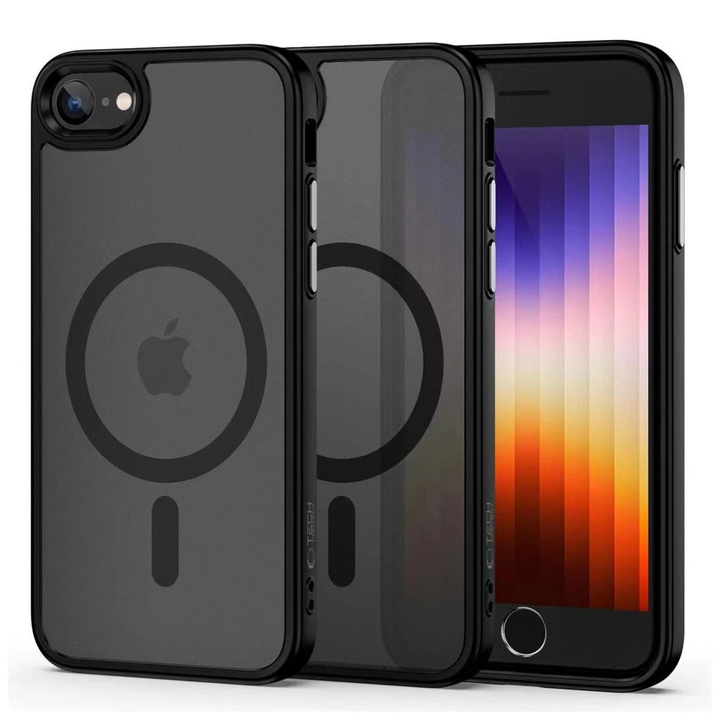 TECH-PROTECT MAGMAT MAGSAFE iPhone 7/8/SE 2020/2022 készülékhez tok matt fekete