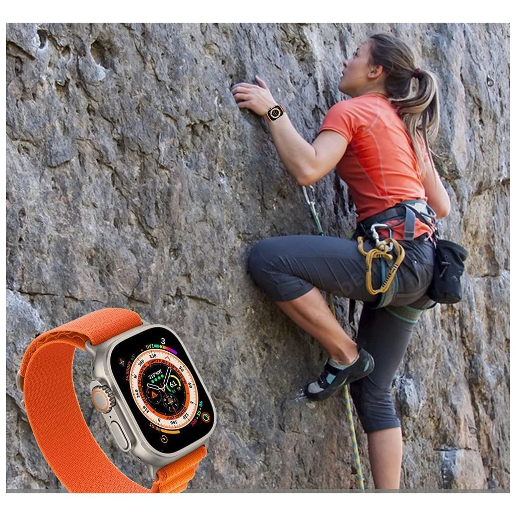 TECH-PROTECT NYLON PRO Apple Watch tok 8/9/10/11/SE/ULTRA készülékhez (44/45/46/49 mm) titán/olív