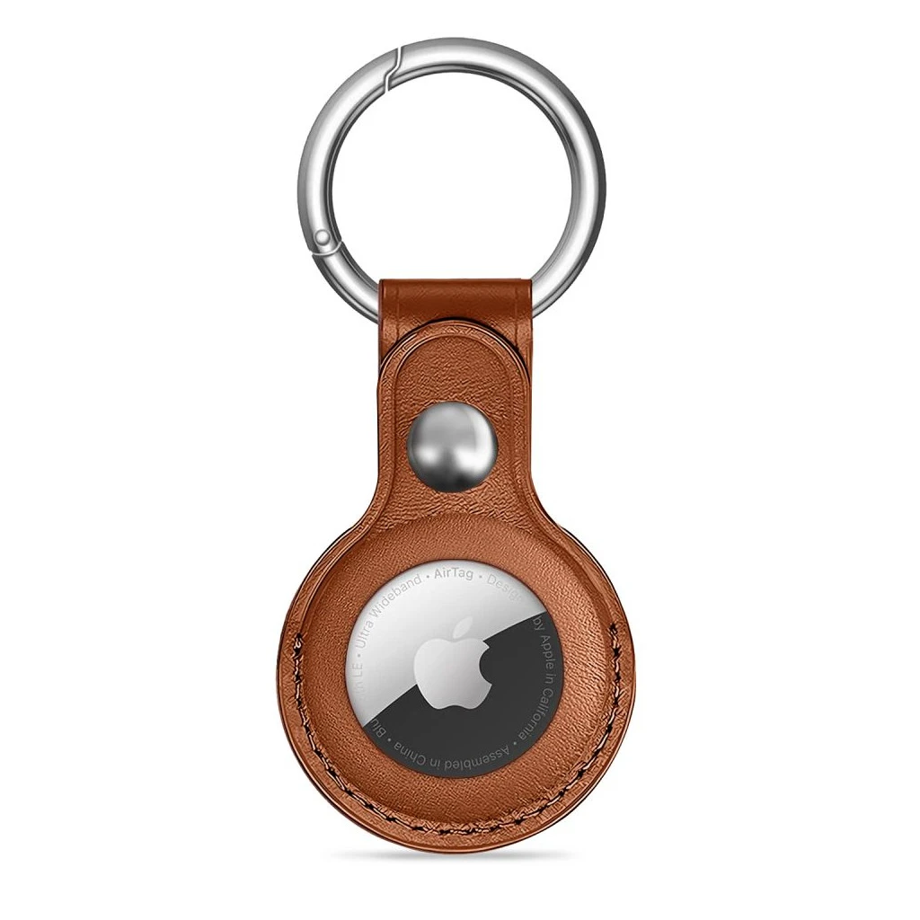 TECH-PROTECT NATURALFIT APPLE AIRTAG készülékhez tok 1 / 2 barna