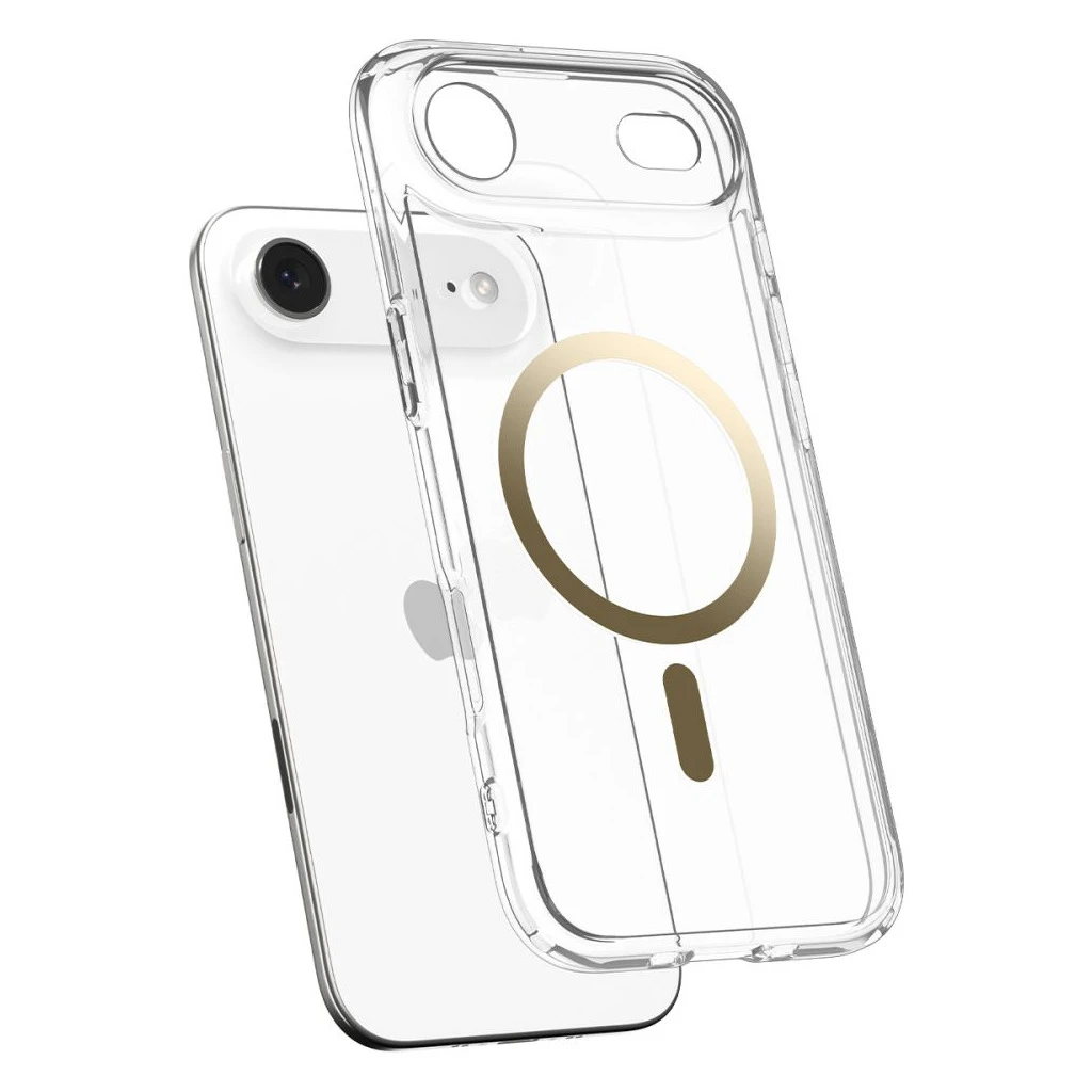 SPIGEN ULTRA HYBRID MAG MAGSAFE iPhone Air készülékhez tok átlátszó/arany