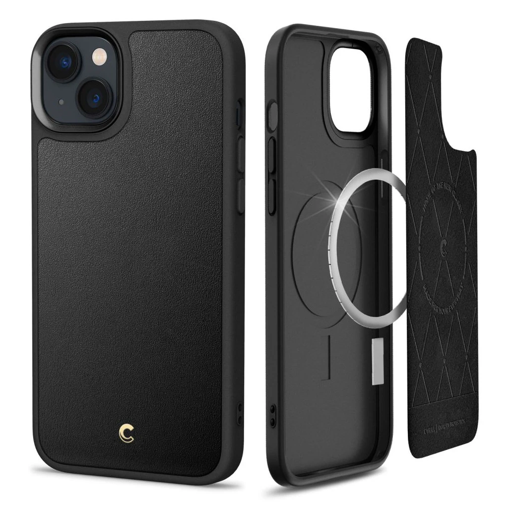 SPIGEN CYRILL tok MAG MAGSAFE iPhone 14 Plus / 15 Plus készülékhez fekete