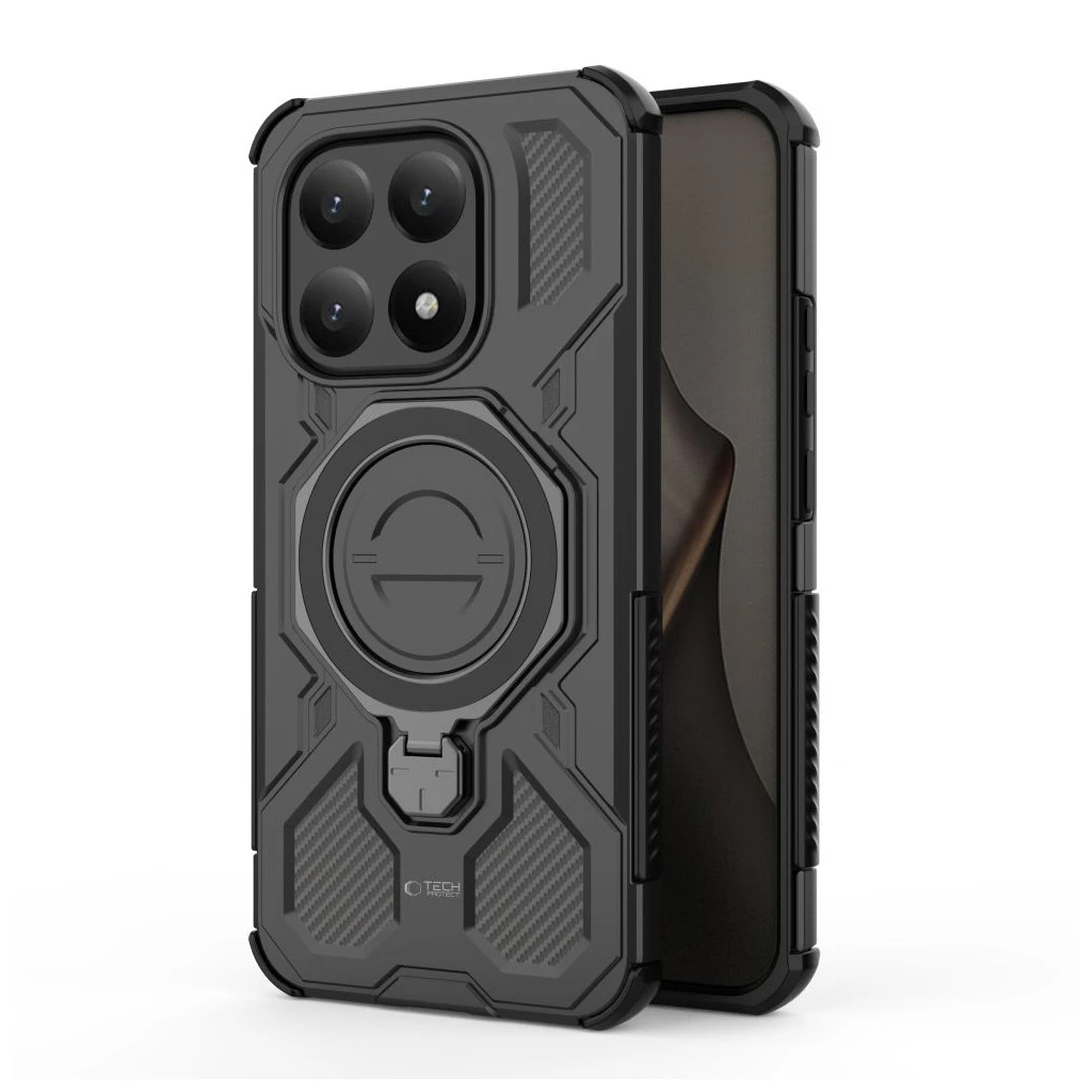 TECH-PROTECT TACTICSTAND MAGSAFE telefon tok XIAOMI 15T készülékhez, matt fekete