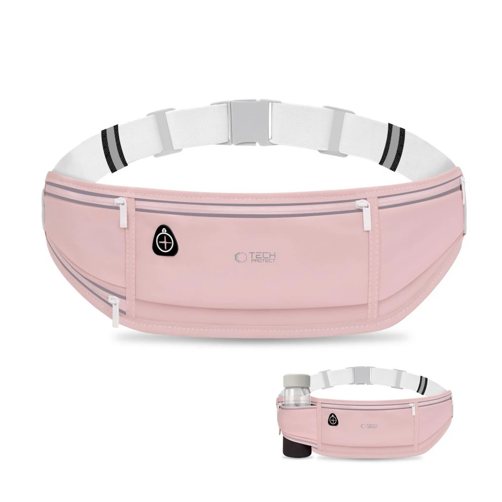TECH-PROTECT M3 UNIVERSAL SPORT derék táska poros rózsaszín