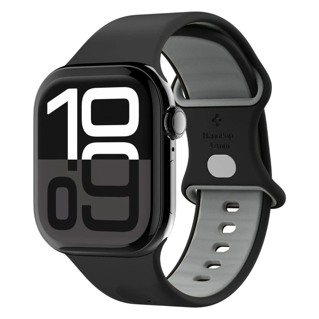 SPIGEN NANO POP Apple Watch tok 8/9/10/11/SE készülékhez (40/41/42 MM) fekete szezámmag