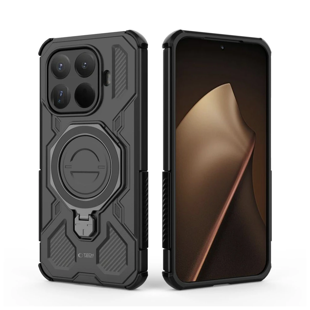 TECH-PROTECT TACTICSTAND MAGSAFE XIAOMI 15T PRO készülékhez tok matt fekete