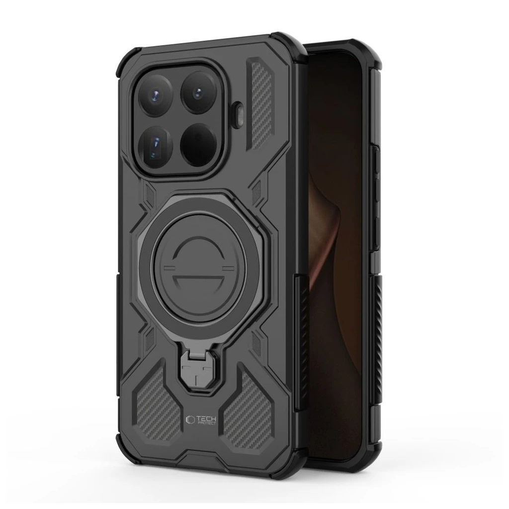 TECH-PROTECT TACTICSTAND MAGSAFE XIAOMI 15T PRO készülékhez tok matt fekete