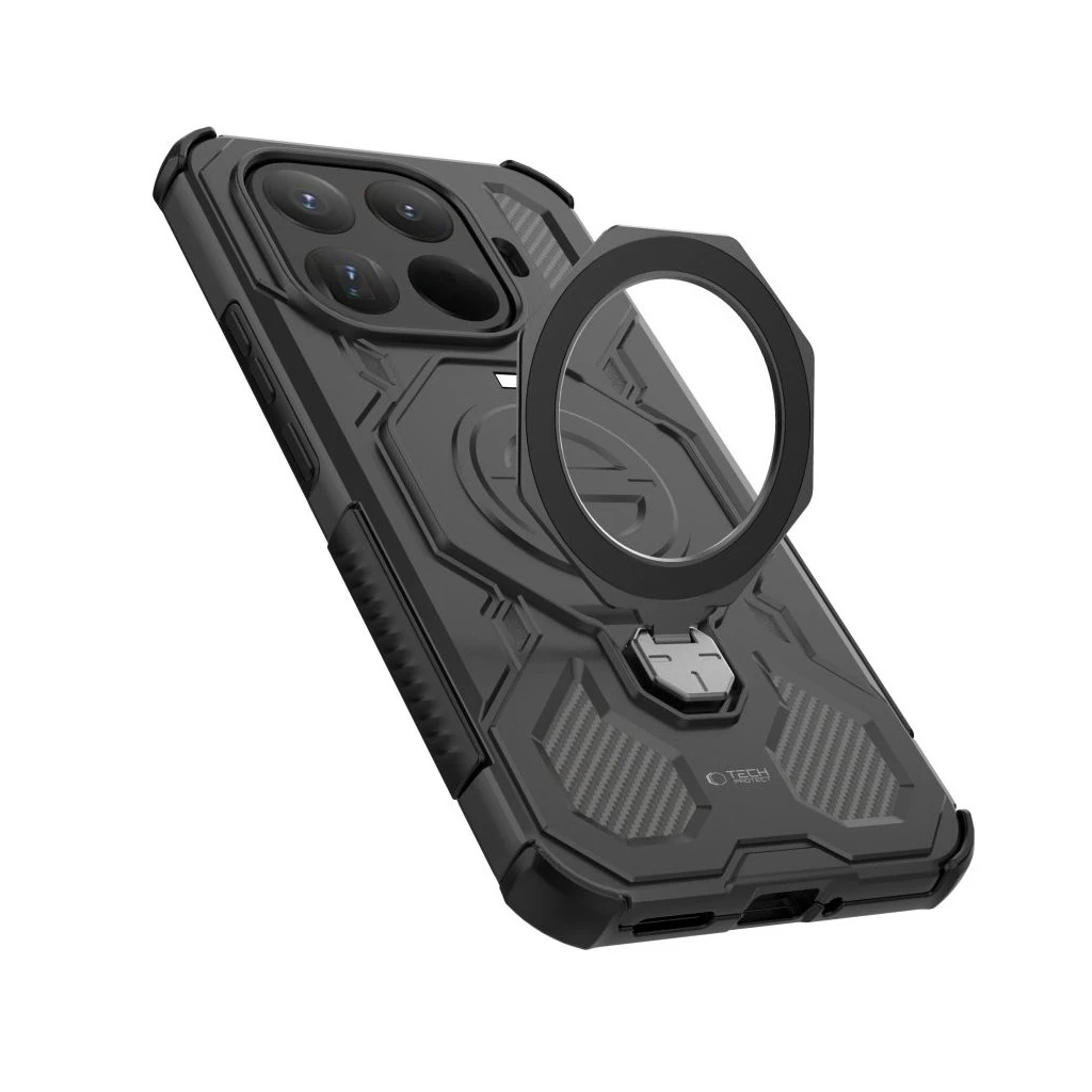 TECH-PROTECT TACTICSTAND MAGSAFE XIAOMI 15T PRO készülékhez tok matt fekete