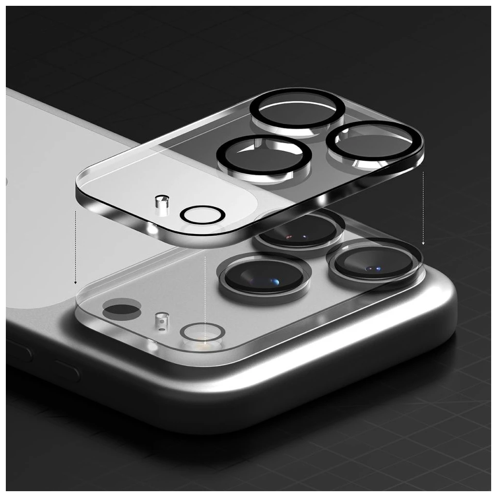 Kameravédőtok RINGKE Camera Full Cover 2-PACK iPhone 17 Pro Max készülékhez fekete