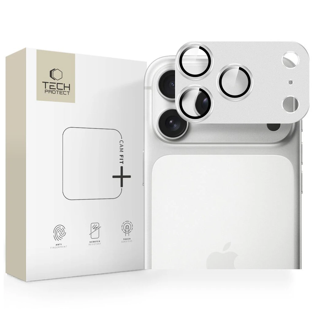 TECH-PROTECT CAMFULL FIT+ IPHONE 17 PRO készülékhez kamera tok ezüst