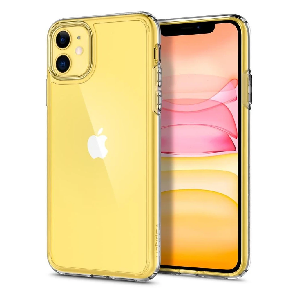 SPIGEN ULTRA HYBRID iPhone 11 készülékhez tok Crystal Clear