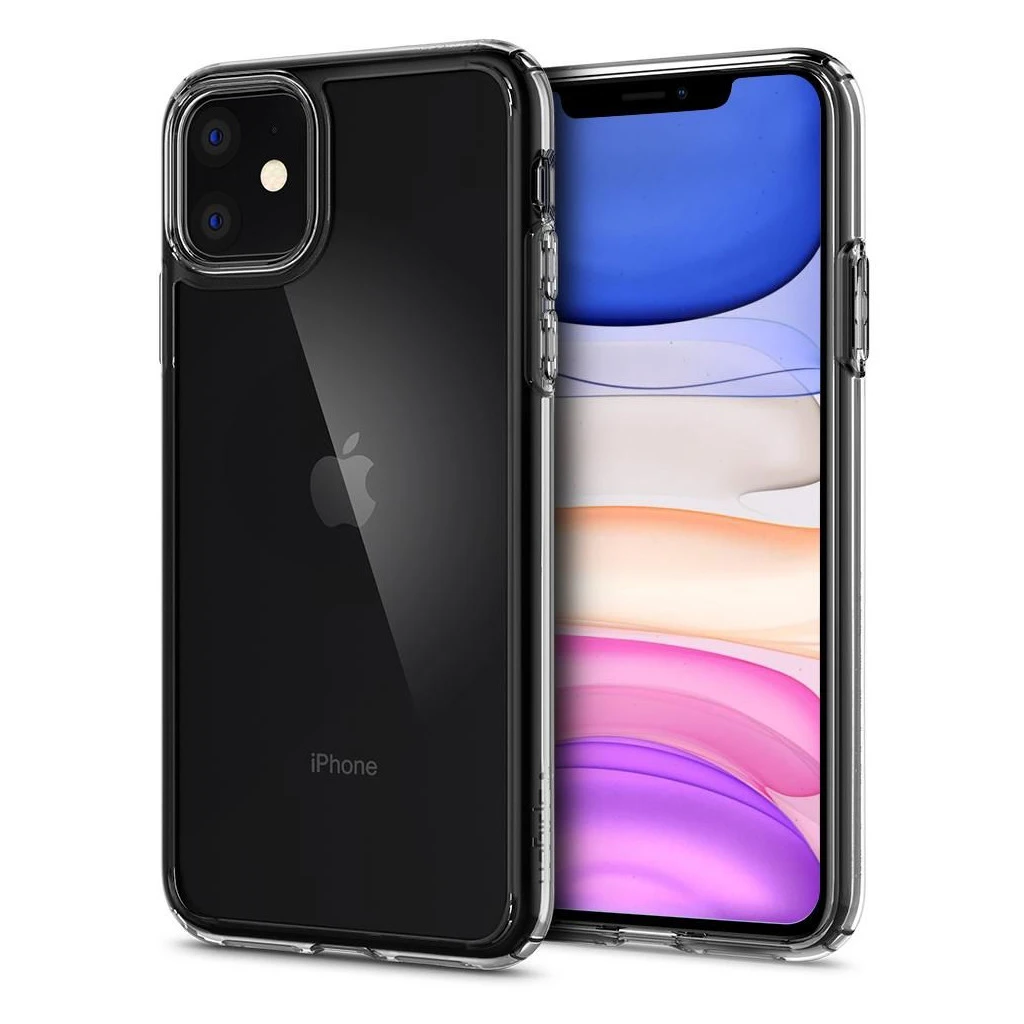 SPIGEN ULTRA HYBRID iPhone 11 készülékhez tok Crystal Clear