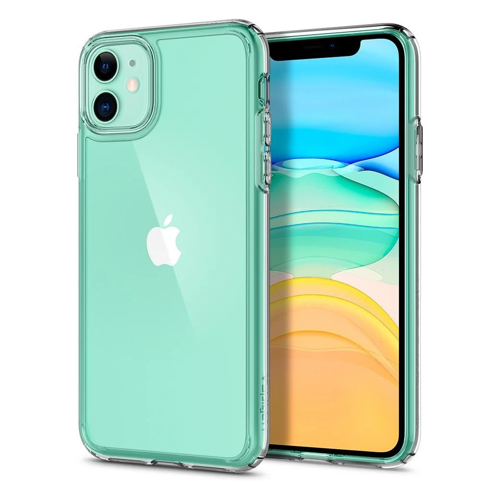 SPIGEN ULTRA HYBRID iPhone 11 készülékhez tok Crystal Clear