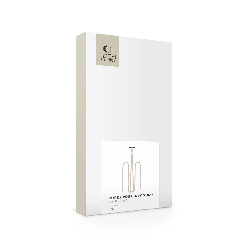 TECH-PROTECT C7S zsinóros keresztpánt szürkésbarna/arany