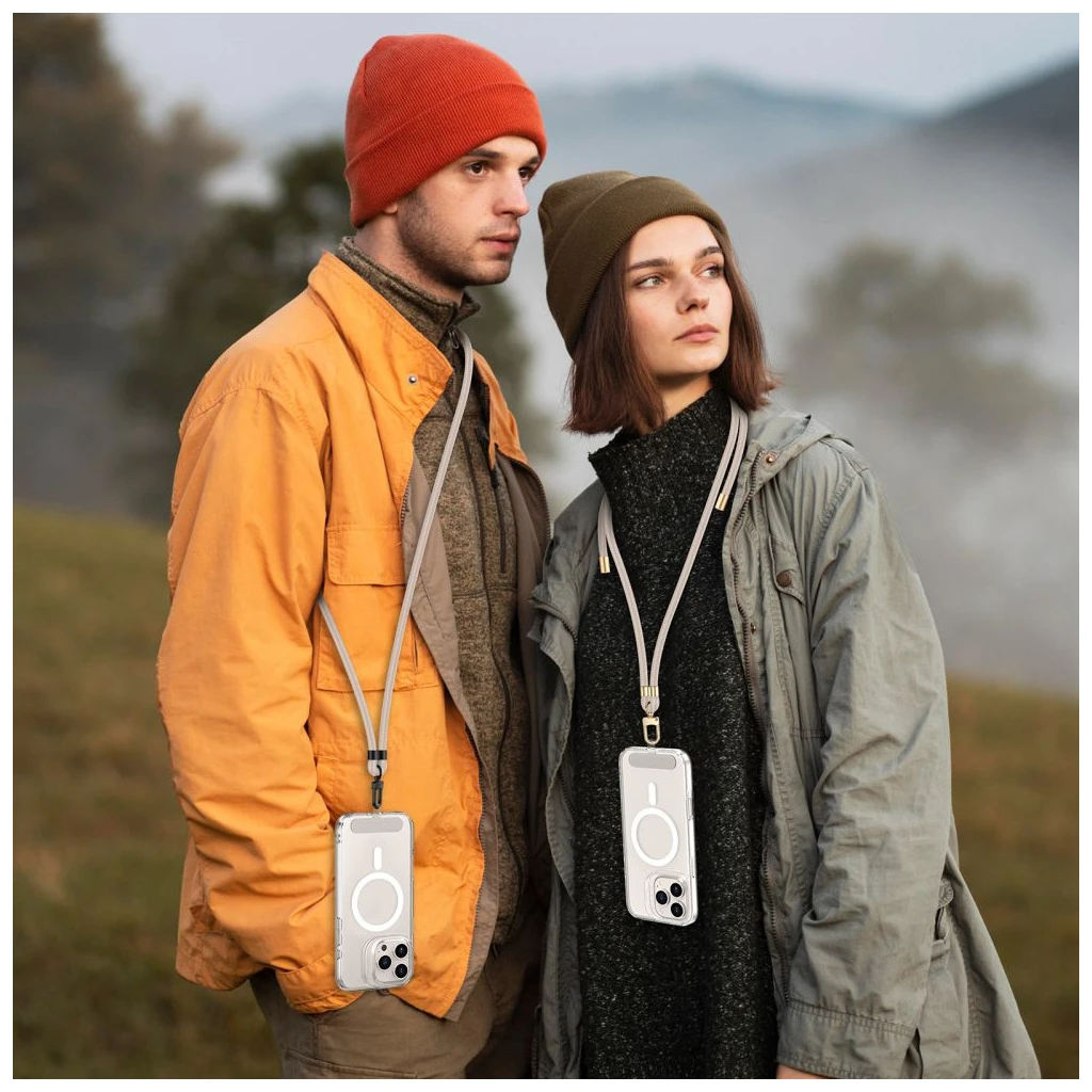 TECH-PROTECT C7S zsinóros keresztpánt szürkésbarna/arany