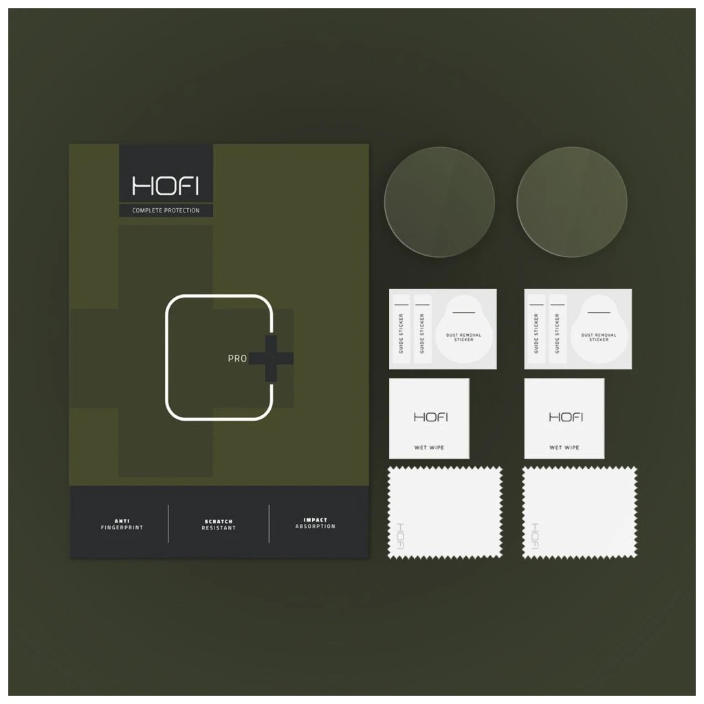 Edzett üveg kijelzővédő HOFI GLASS PRO+ 2-PACK GARMIN FENIX 8 / 8 PRO (47 MM) készülékhez átlátszó