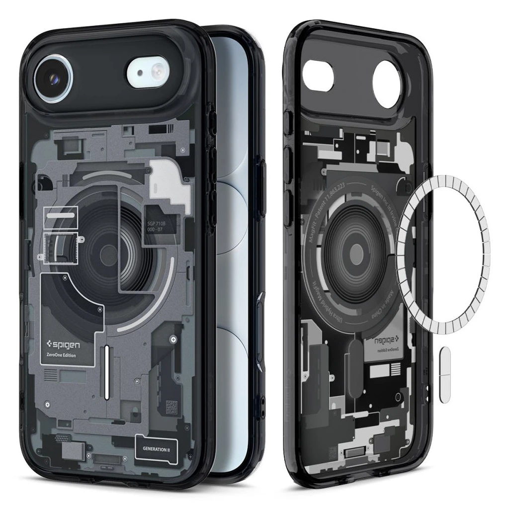 SPIGEN ULTRA HYBRID MAG MAGSAFE tok iPhone Air Zero One készülékhez fekete